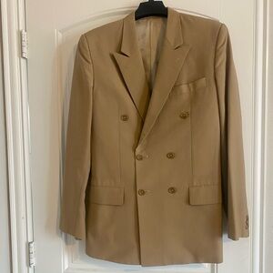 Vintage Custom Tailored Double Breasted Suit Jacket